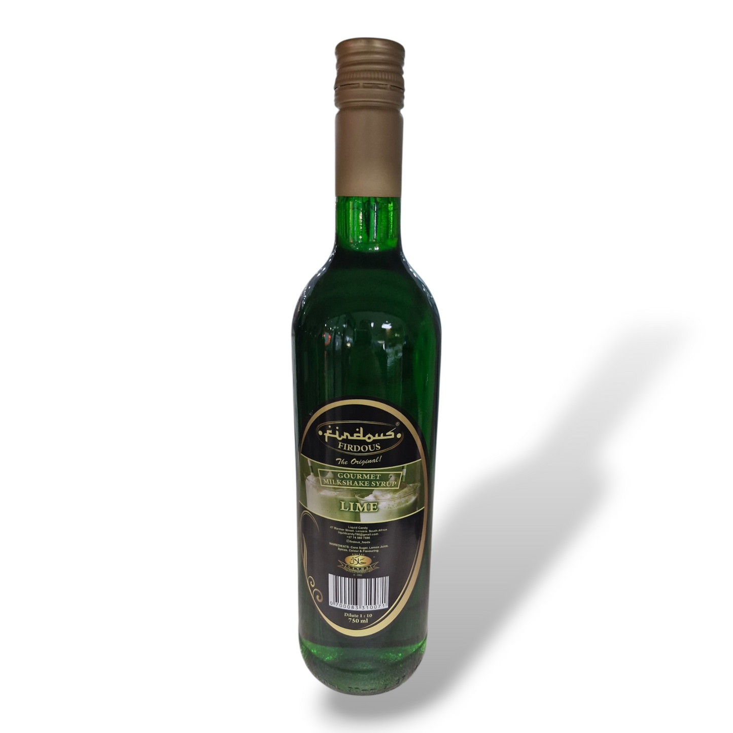 Firdous Lime Milkshake Syrup 750ml