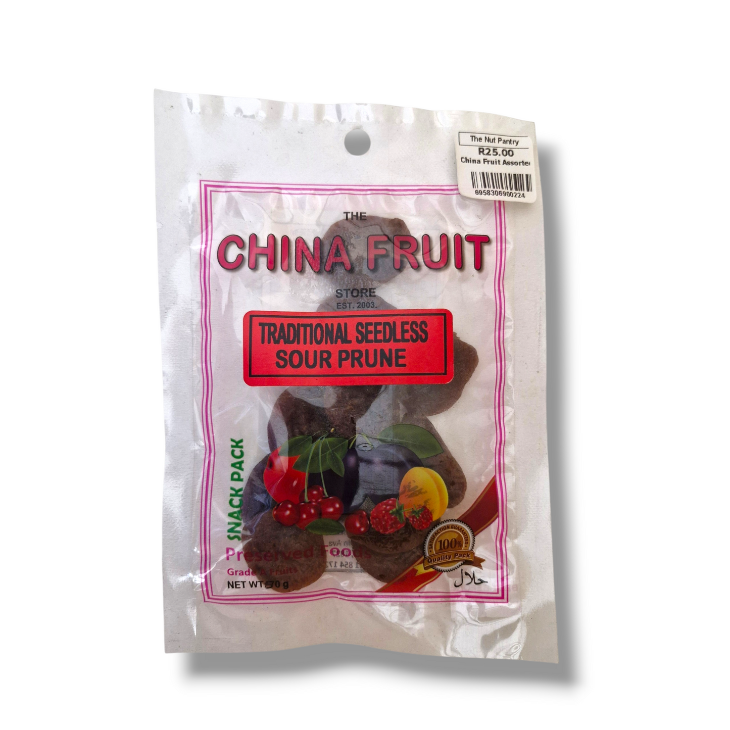 China Fruit - Traditional Sour Prune 70g