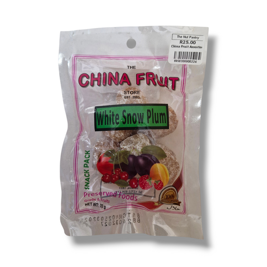 China Fruit - White Snow Plum 70g