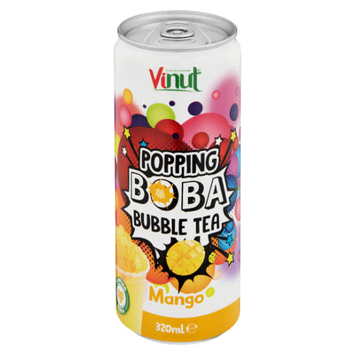 Vinut Mango Flavour Popping Boba Bubble Tea 320ml