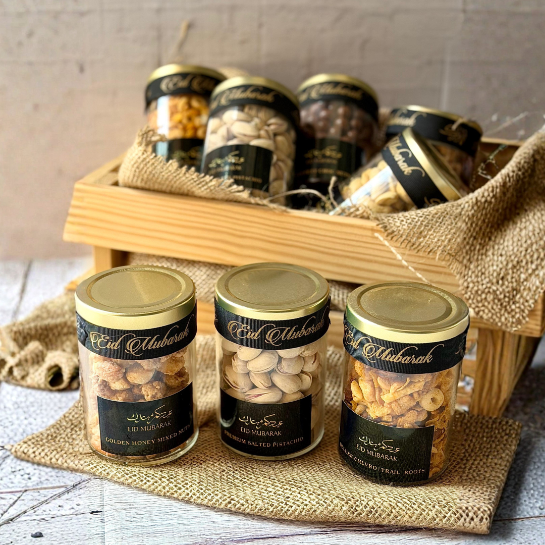 Elegant Glass Jar - Eid Collection