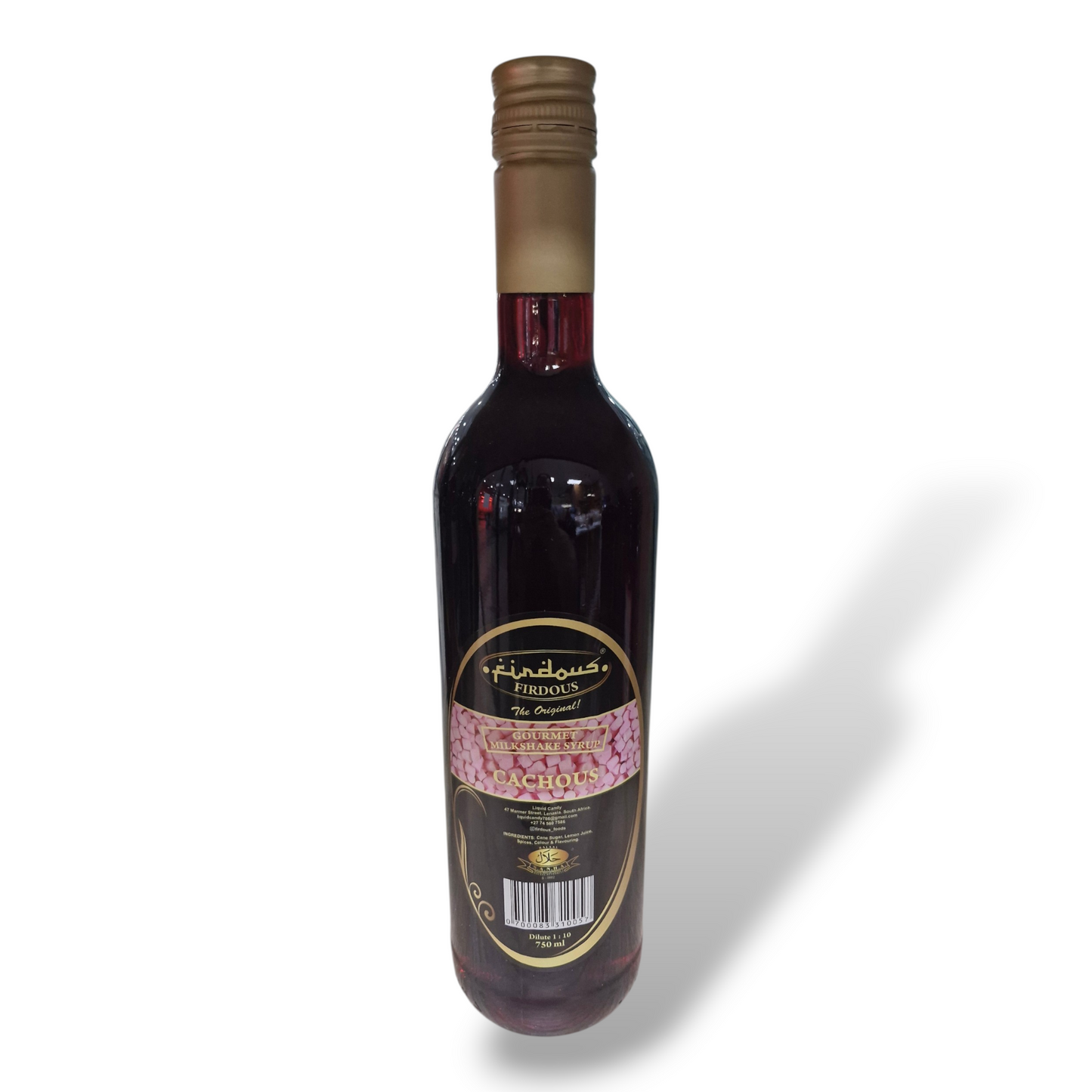 Firdous Cachous Milkshake Syrup 750ml